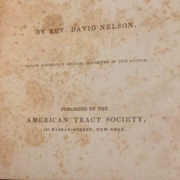 Unique antiquarian book on infidelity The Cause and Cure of Infidelity C. 1841 - Picture 6 of 14